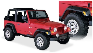 Picture of Bushwacker 97-06 Jeep TJ Pocket Style Flares 4pc - Black