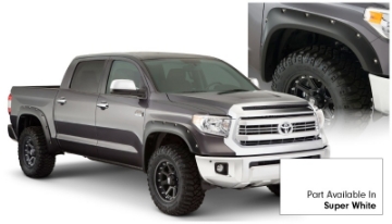 Picture of Bushwacker 16-18 Toyota Tundra Fleetside Pocket Style Flares 4pc 66-7-78-7-97-6in Bed - Super White