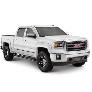Picture of Bushwacker 16-18 Dodge Ram 2500 Fleetside Pocket Style Flares 4pc - Brilliant Blk Crystal