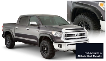 Picture of Bushwacker 16-18 Toyota Tundra Fleetside Pocket Style Flares 4pc - Midnight Black