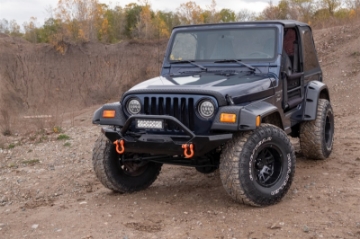 Picture of Bushwacker 97-06 Jeep Wrangler Trail Armor Front Corners - Black