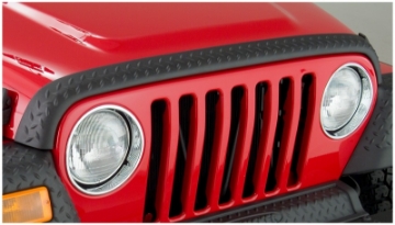 Picture of Bushwacker 98-06 Jeep TJ Trail Armor Hood Stone Guard - Black