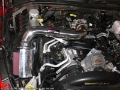 Picture of Injen 05-06 Dakota - 06-07 Raider 4-7L V8 Power-Flow incl- Diamond plate heat shield Wrinkle Black