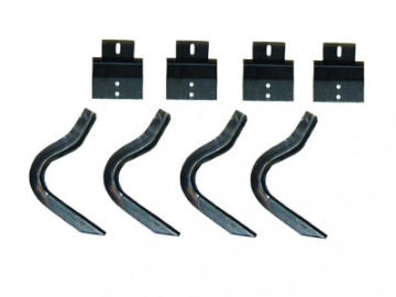 Picture of Lund 97-04 Ford F-150 SuperCab EZ Running Board Mounting Bracket Kit - Brite