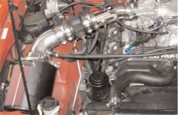 Picture of Injen 96-98 4Runner - Tacoma 3-4L V6 only Wrinkle Black Power-Flow Air Intake System