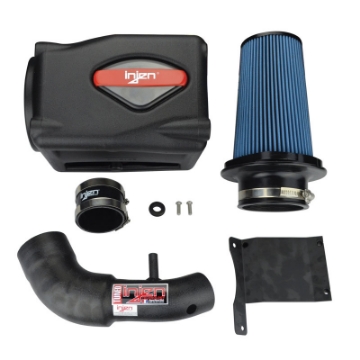 Picture of Injen 07-09 Wrangler 3-8L V6 w- Box Wrinkle Black Power-Flow Air Intake System