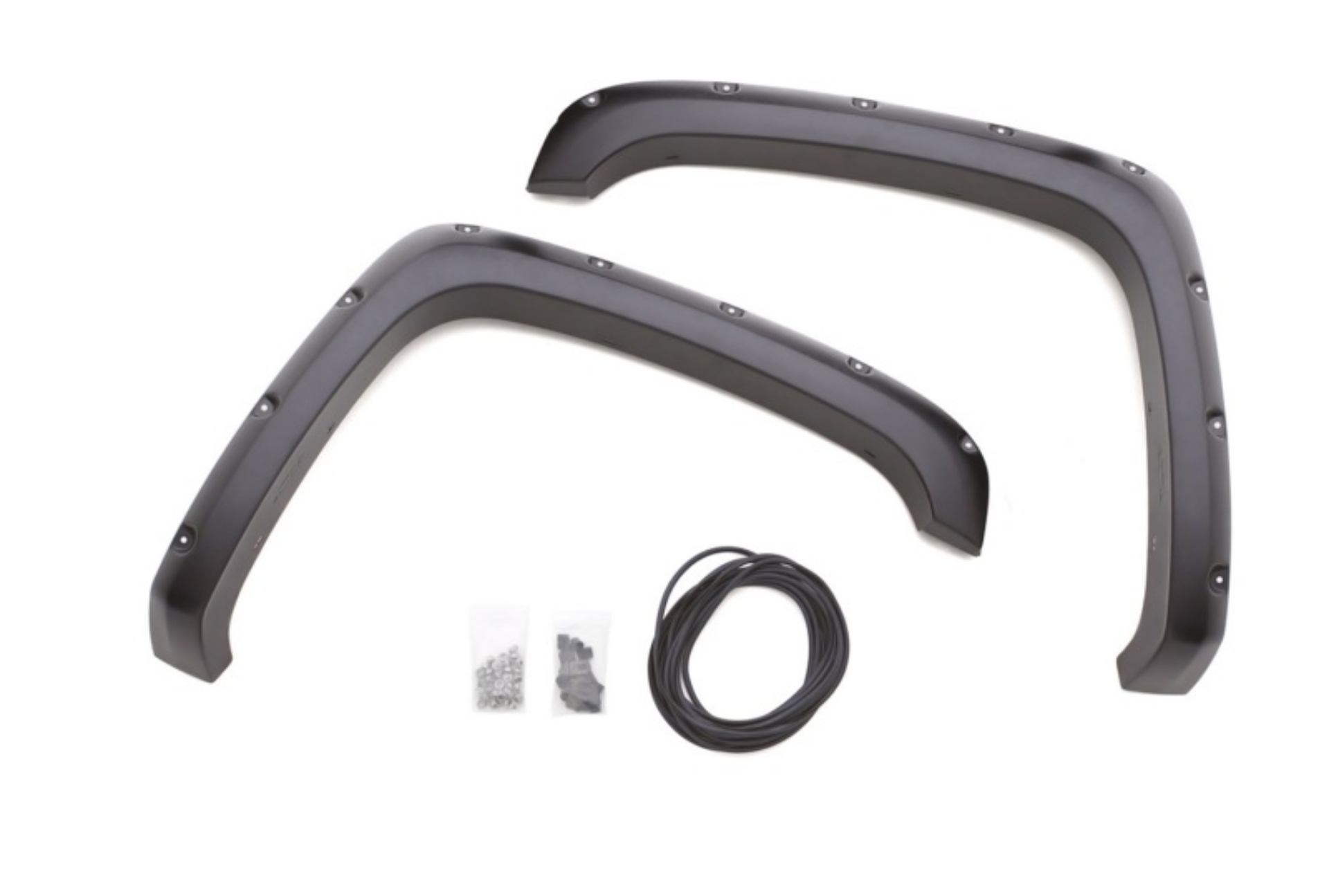 Picture of Lund 07-13 Chevy Silverado 1500 RX-Rivet Style Smooth Elite Series Fender Flares - Black 2 Pc