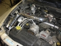 Picture of Injen 00-04 Dakota 4-7L V8 w-o Cruise Control Power-Flow incl- Diamond plate heat shield Wrinkle