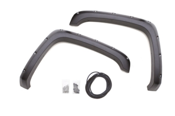 Picture of Lund 07-13 Chevy Silverado 1500 RX-Rivet Textured Elite Series Fender Flares - Black 2 Pc
