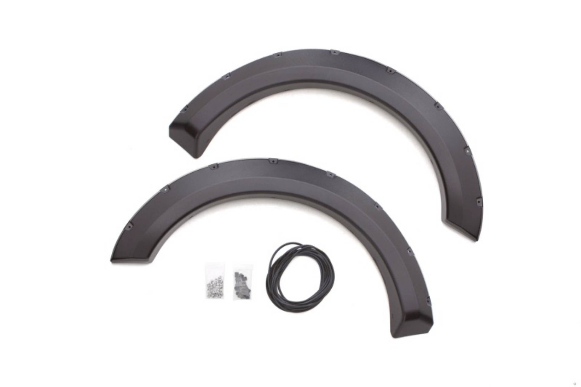 Picture of Lund 08-10 Ford F-250 RX-Rivet Style Textured Elite Series Fender Flares - Black 2 Pc
