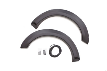 Picture of Lund 08-10 Ford F-250 RX-Rivet Style Textured Elite Series Fender Flares - Black 2 Pc