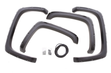 Picture of Lund 07-13 Chevy Silverado 1500 RX-Rivet Style Smooth Elite Series Fender Flares - Black 4 Pc