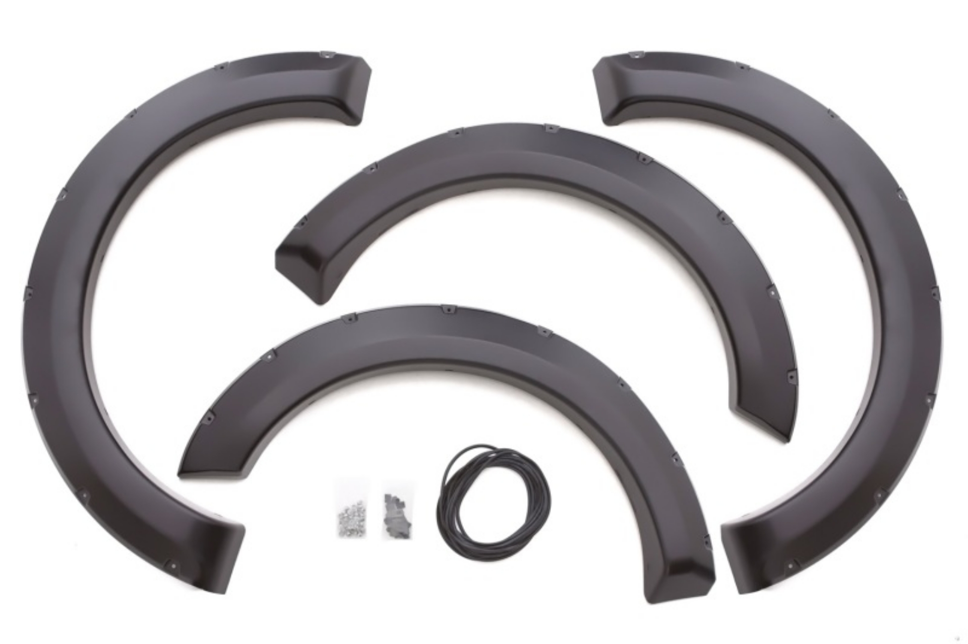 Picture of Lund 11-16 Ford F-250 Super Duty RX-Rivet Style Smooth Elite Series Fender Flares - Black 4 Pc