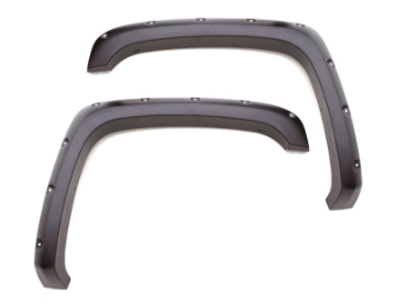 Picture of Lund 16-17 Chevy Silverado 1500 RX-Rivet Style Smooth Elite Series Fender Flares - Black 4 Pc