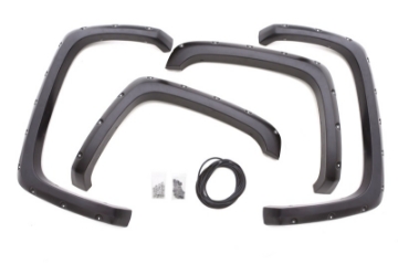 Picture of Lund 07-13 Chevy Silverado 1500 RX-Rivet Textured Elite Series Fender Flares - Black 4 Pc