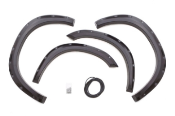 Picture of Lund 10-17 Dodge Ram 2500 RX-Rivet Style Textured Elite Series Fender Flares - Black 4 Pc