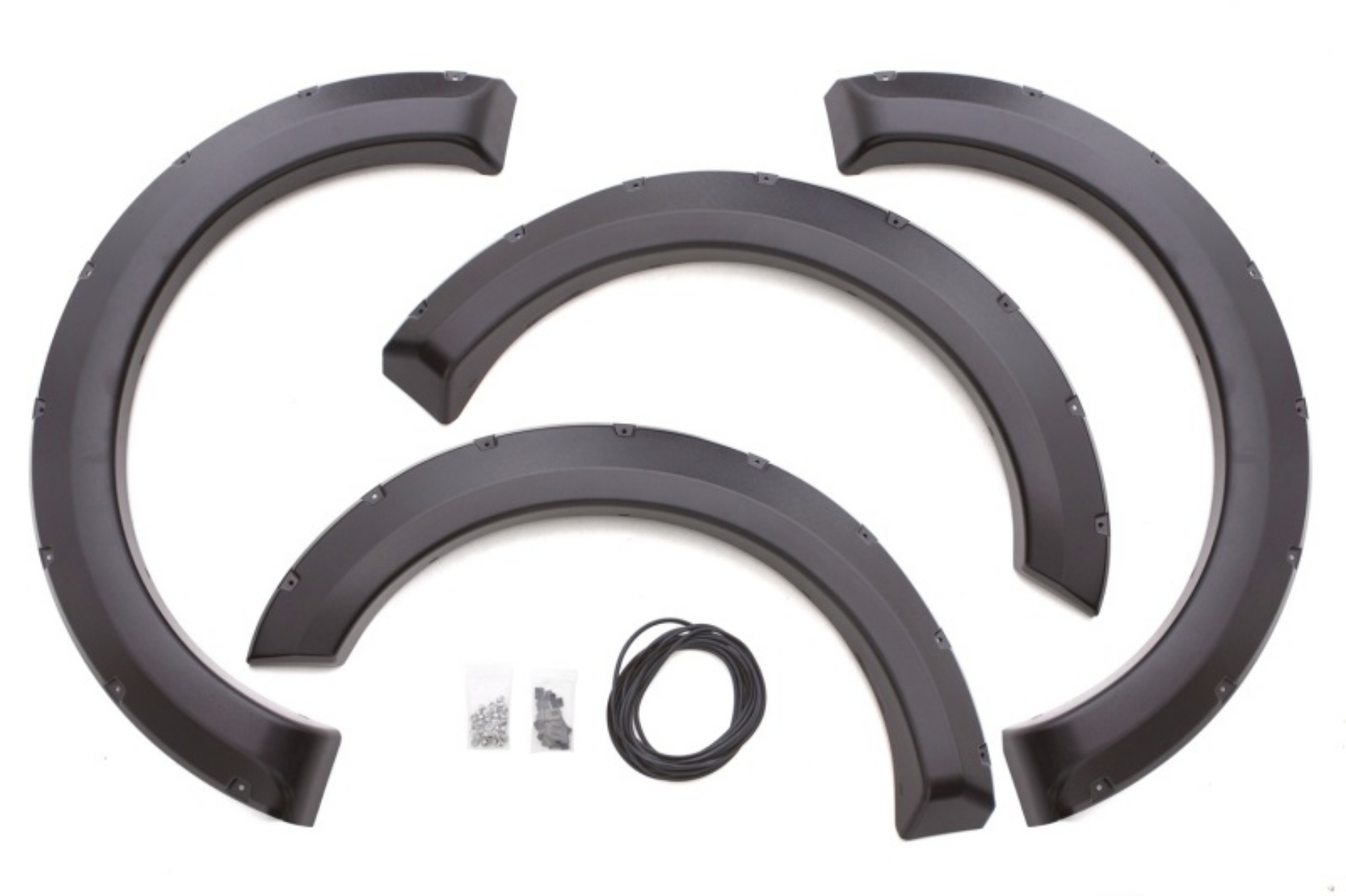 Picture of Lund 99-07 Ford F-250 RX-Rivet Style Textured Elite Series Fender Flares - Black 4 Pc