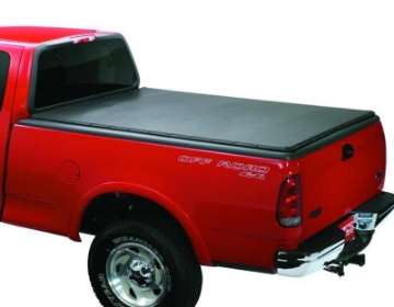 Picture of Lund 17-23 Ford F-250-350 Super Duty 6-8ft- Bed Genesis Snap Tonneau Cover - Black