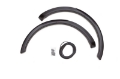 Picture of Lund 08-10 Ford F-250 SX-Sport Style Textured Elite Series Fender Flares - Black 2 Pc