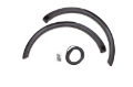 Picture of Lund 08-10 Ford F-250 SX-Sport Style Textured Elite Series Fender Flares - Black 2 Pc