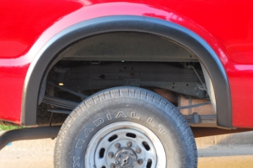 Picture of Lund 99-07 Ford F-250 SX-Sport Style Textured Elite Series Fender Flares - Black 2 Pc