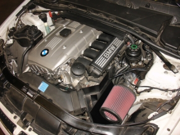 Picture of Injen 08-09 128i E82 - 07-09 328i E92 - 2006 330i E92 3-0L 6 Cyl- Includes Heat Shield Black Short