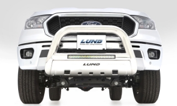 Picture of Lund 11-17 Chevy Silverado 2500 Bull Bar w-Light & Wiring - Polished