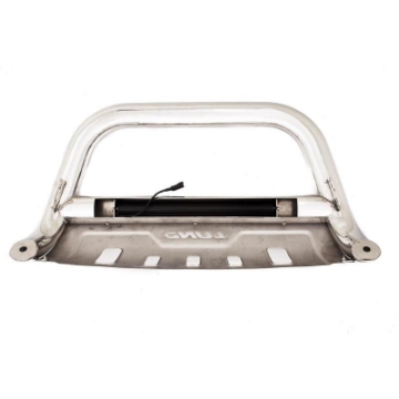 Picture of Lund 16-17 Toyota Tacoma Bull Bar w-Light & Wiring - Polished