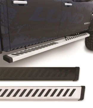 Picture of Lund 07-17 Chevy Silverado 1500 Ext- Cab Summit Ridge 2-0 Running Boards - Stainless