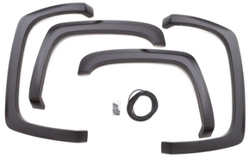 Picture of Lund 99-07 Chevy Silverado 1500 SX-Sport Style Smooth Elite Series Fender Flares - Black 4 Pc