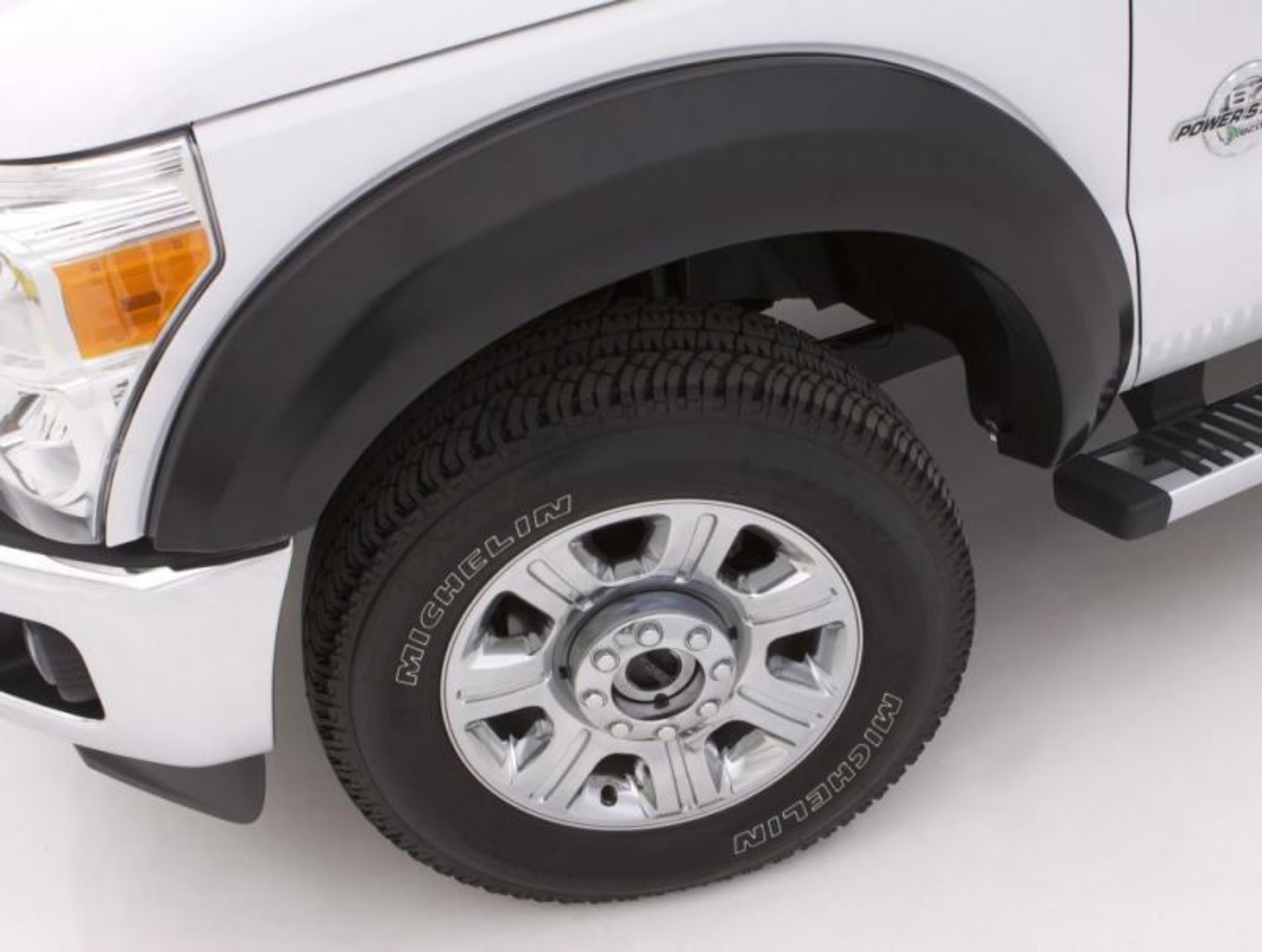 Picture of Lund 14-15 Chevy Silverado 1500 Ex-Extrawide Style Smooth Elite Series Fender Flares - Black 2 Pc