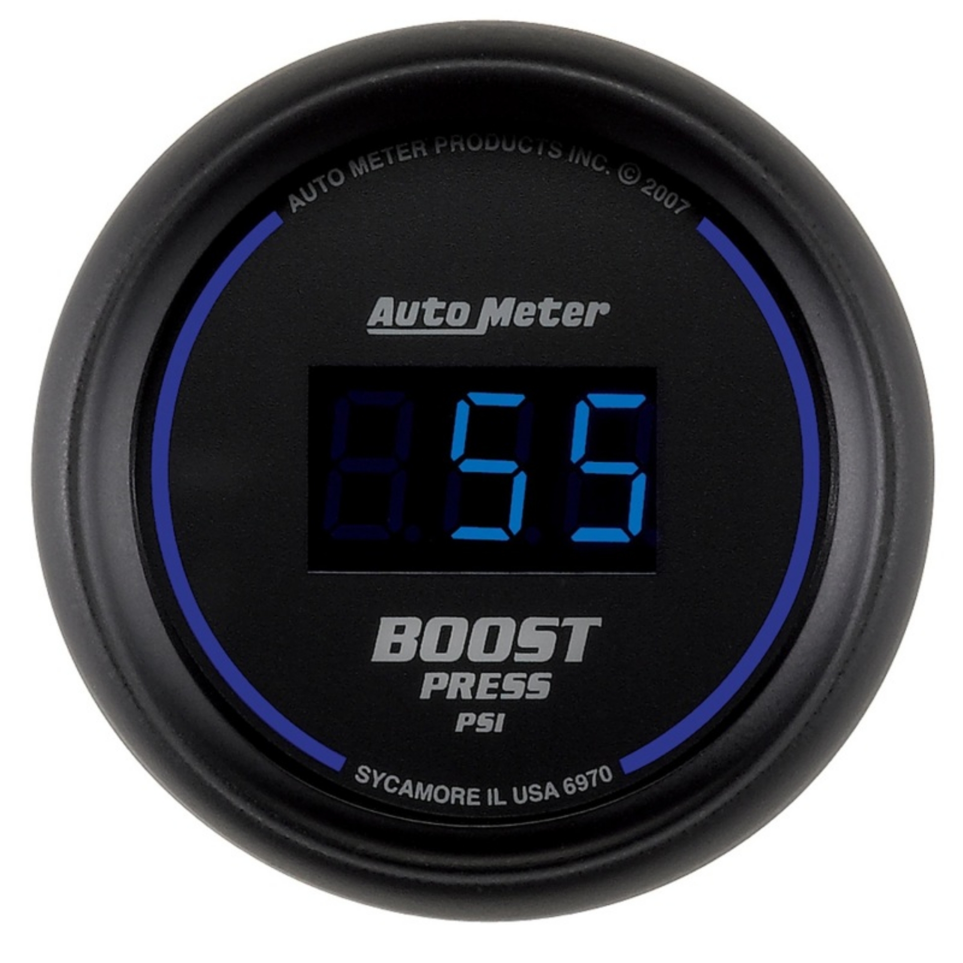 Picture of Autometer Cobalt Digital 52mm Digital 5-60 PSI Boost Gauge
