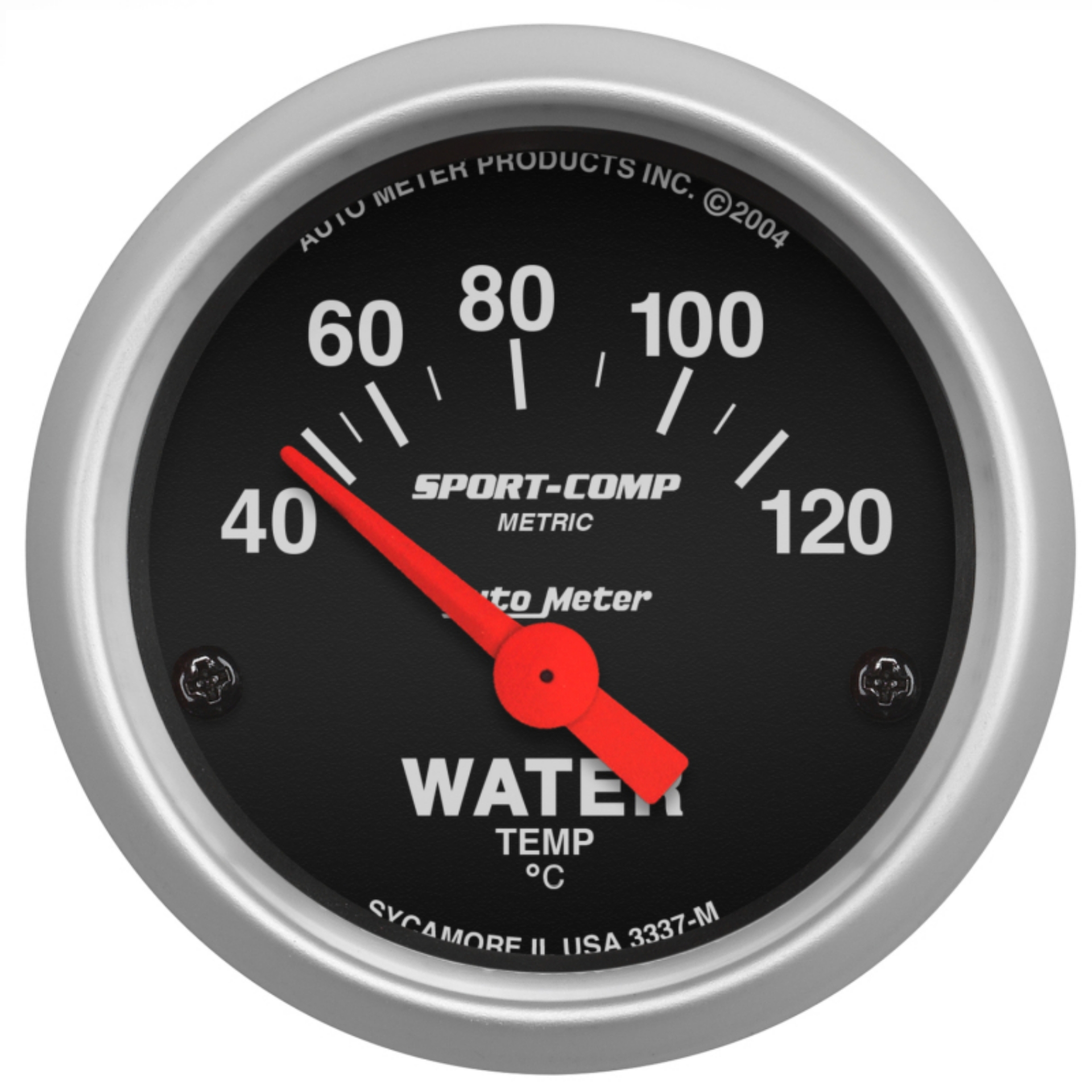 Picture of Autometer Sport-Comp 52mm 40-120 Degree Short Sweep Electronic Water Temperature Gauge