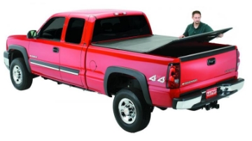 Picture of Lund 16-23 Nissan Titan XD 6-5ft- Bed w-o Titan Box Genesis Tri-Fold Tonneau Cover - Black