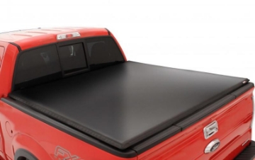 Picture of Lund 99-07 Chevy Silverado 1500 6-5ft- Bed Genesis Tri-Fold Tonneau Cover - Black