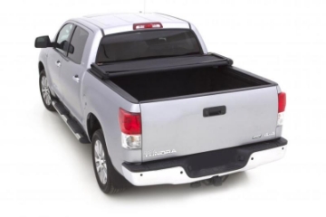 Picture of Lund 16-23 Toyota Tacoma 6ft- Bed Genesis Elite Tri-Fold Tonneau Cover - Black