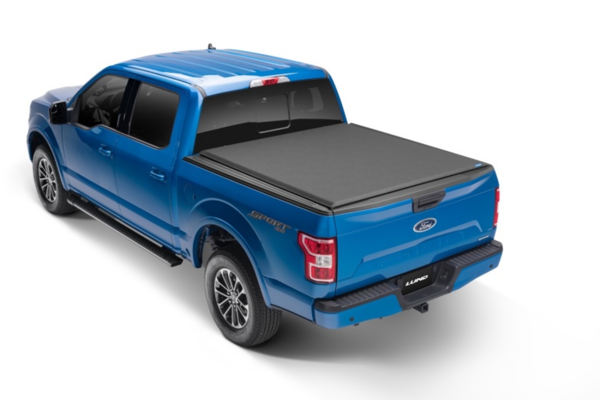 Picture of Lund 04-18 Ford F-150 5-5ft- Bed Genesis Elite Roll Up Tonneau Cover - Black