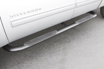 Picture of Lund 10-17 Dodge Ram 2500 Crew Cab 4in- Oval Curved SS Nerf Bars - Polished