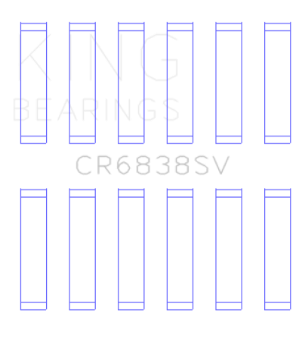 Picture of King Engine Bearings Land Rover 2-7L TDV6 Sputter Replacement Connecting Rod Bearing