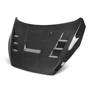 Picture of Seibon 15-17 Ford Focus TV-Style Carbon Fiber Hood