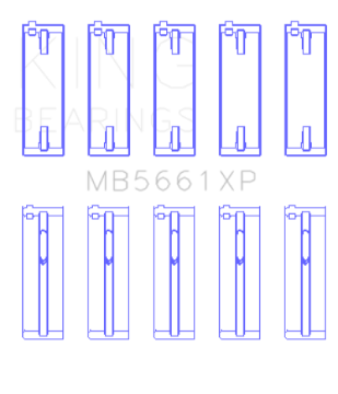 Picture of King Audi-Volkswagen ADZ-AWT-APK-BHP-BPY-AKS 1-6-1-8-2-0L Crankshaft Main Bearing Set