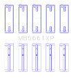 Picture of King Audi-Volkswagen ADZ-AWT-APK-BHP-BPY-AKS 1-6-1-8-2-0L Crankshaft Main Bearing Set