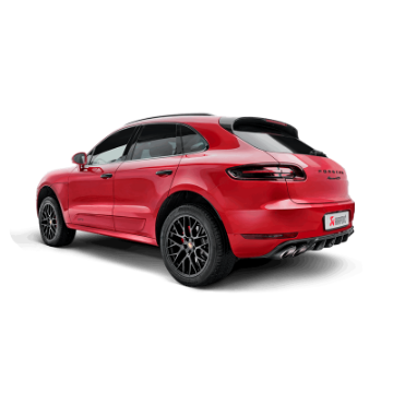 Picture of Akrapovic 2014 Porsche Macan Turbo 95B Evolution Line Cat Back Titanium w- Carbon Fiber Tips