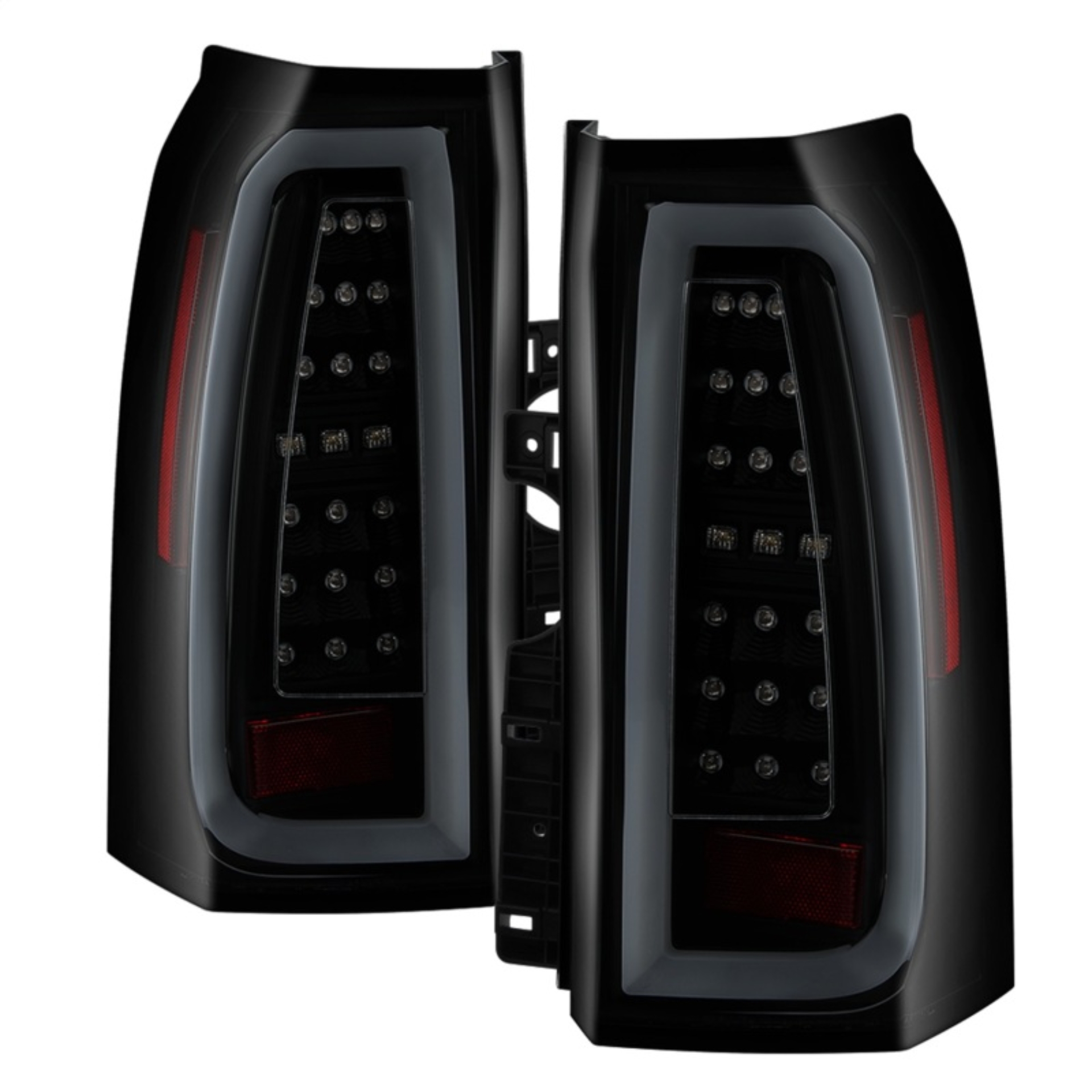 Picture of Spyder Chevy Tahoe - Suburban 15-17 LED Tail Lights - Black Smoke ALT-YD-CTA15-LED-BSM