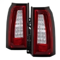 Picture of Spyder Chevy Tahoe - Suburban 15-17 LED Tail Lights - Red Clear ALT-YD-CTA15-LED-RC