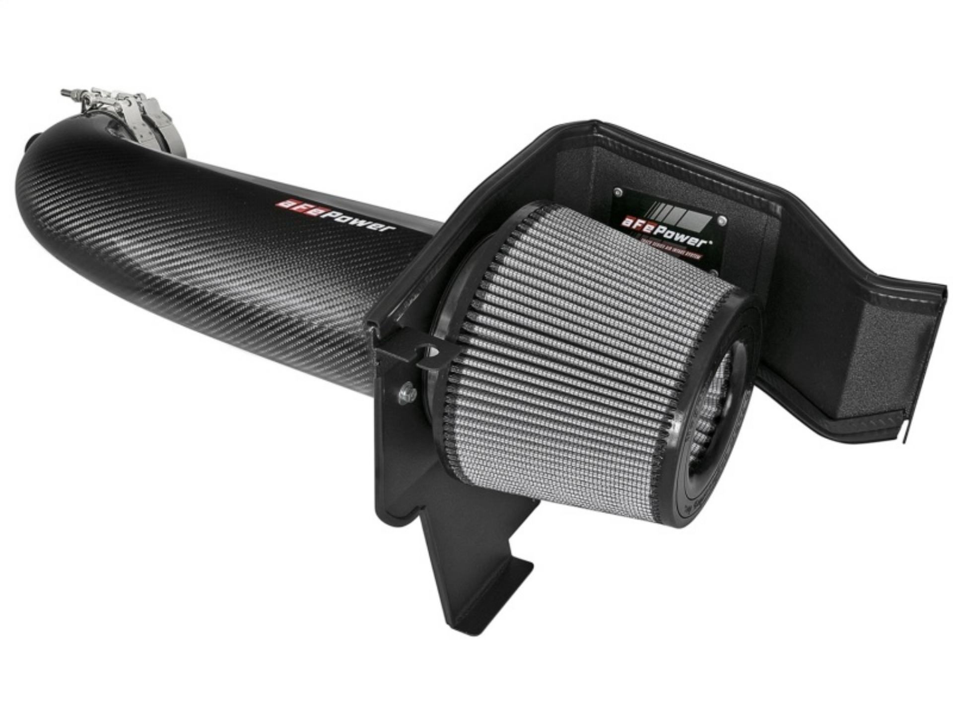 Picture of aFe POWER Magnum FORCE Carbon Fiber Stage 2 Track Series Pro Dry S CAIS - 11-18 Dodge Challenger V8