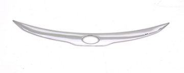 Picture of AVS 11-15 Kia Optima Grille Fascia Mount Aeroskin Low Profile Hood Shield - Chrome
