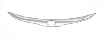 Picture of AVS 11-15 Kia Optima Grille Fascia Mount Aeroskin Low Profile Hood Shield - Chrome