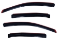 Picture of AVS 10-18 Ford Taurus Ventvisor In-Channel Front & Rear Window Deflectors 4pc - Smoke