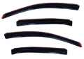 Picture of AVS 10-18 Ford Taurus Ventvisor In-Channel Front & Rear Window Deflectors 4pc - Smoke